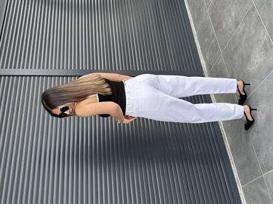 Karol Beyaz Mom Jean 