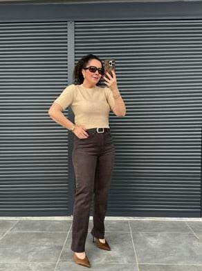 Karol Kemerli Brown Mom Jean 