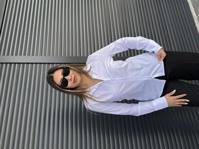 Karol Klasik Poplin Gömlek Beyaz