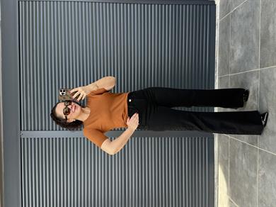 Karol Push Up İspanyol Jean Siyah