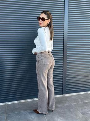 Karol Straight Jean Kahve Taşlama