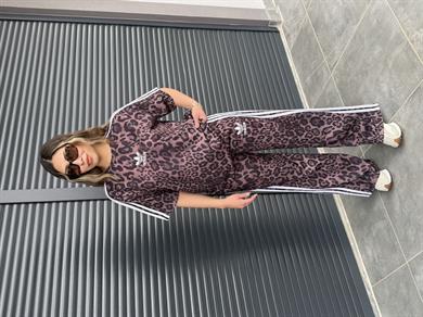 Komple Leopar Desenli Takım