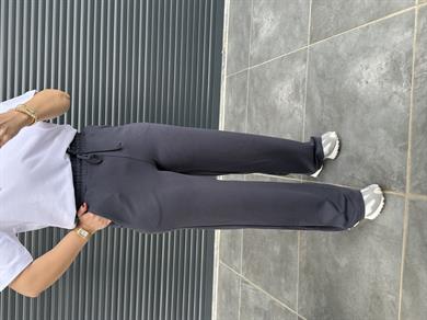 Modal Kumaş Boru Paça Eşofman Altı Antrasit