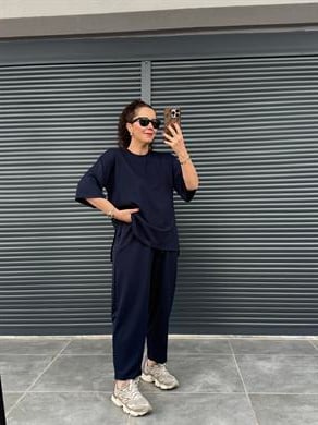 ÖN SİPARİŞ!!! Modal Kumaş T-shirt Pantolon Takım  Lacivert