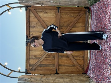 Modal Kumaş Yanları Şeritli Takım Lacivert