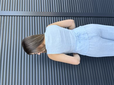 Önü Düğmeli Yelek Pantolon Takım Mavi