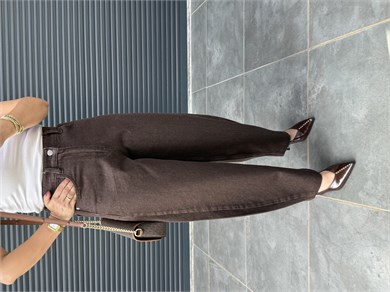 Premium Balon Jean Acı Kahve