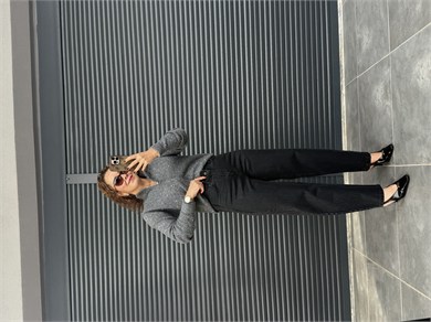 Premium Barrel Fit Jean Antrasit