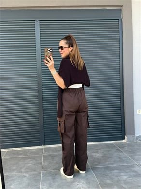 Premium Kargo Pantolon Acı Kahve