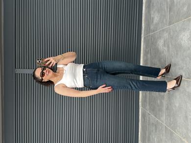 Premium Kesik Paça Boy Fit Jean Tint