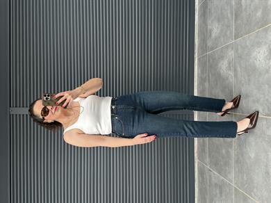 Premium Kesik Paça Boy Fit Jean Tint