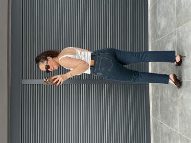 Premium Kesik Paça Boy Fit Jean Tint