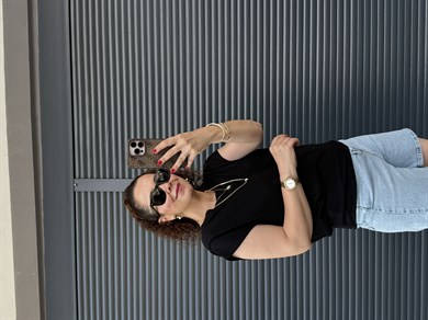Premium Omuz Detaylı Tasarım T-shirt Siyah