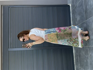 Premium Patchwork Desenli Etek