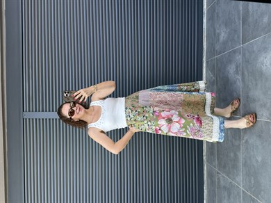 Premium Patchwork Desenli Etek