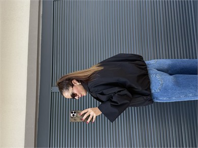 Premium Siyah Bomber Ceket