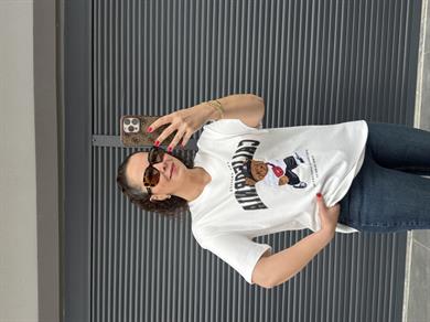 Tedy California T-Shirt Beyaz