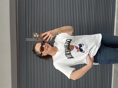 Tedy California T-Shirt Beyaz