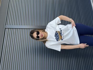 Yaban Mersini  Baskılı T-shirt 