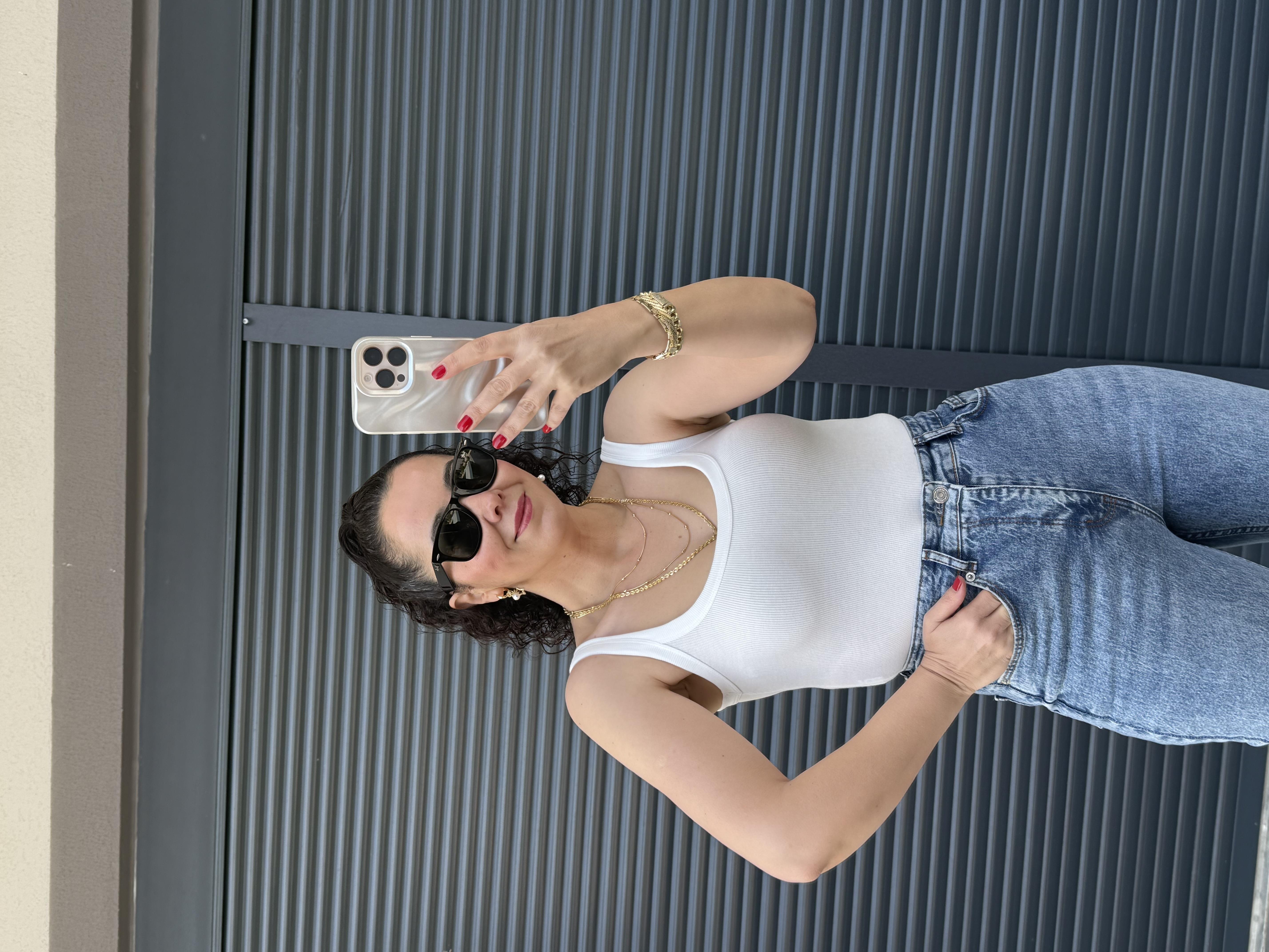 Dilvin Askılı Bodysuit  Ekru