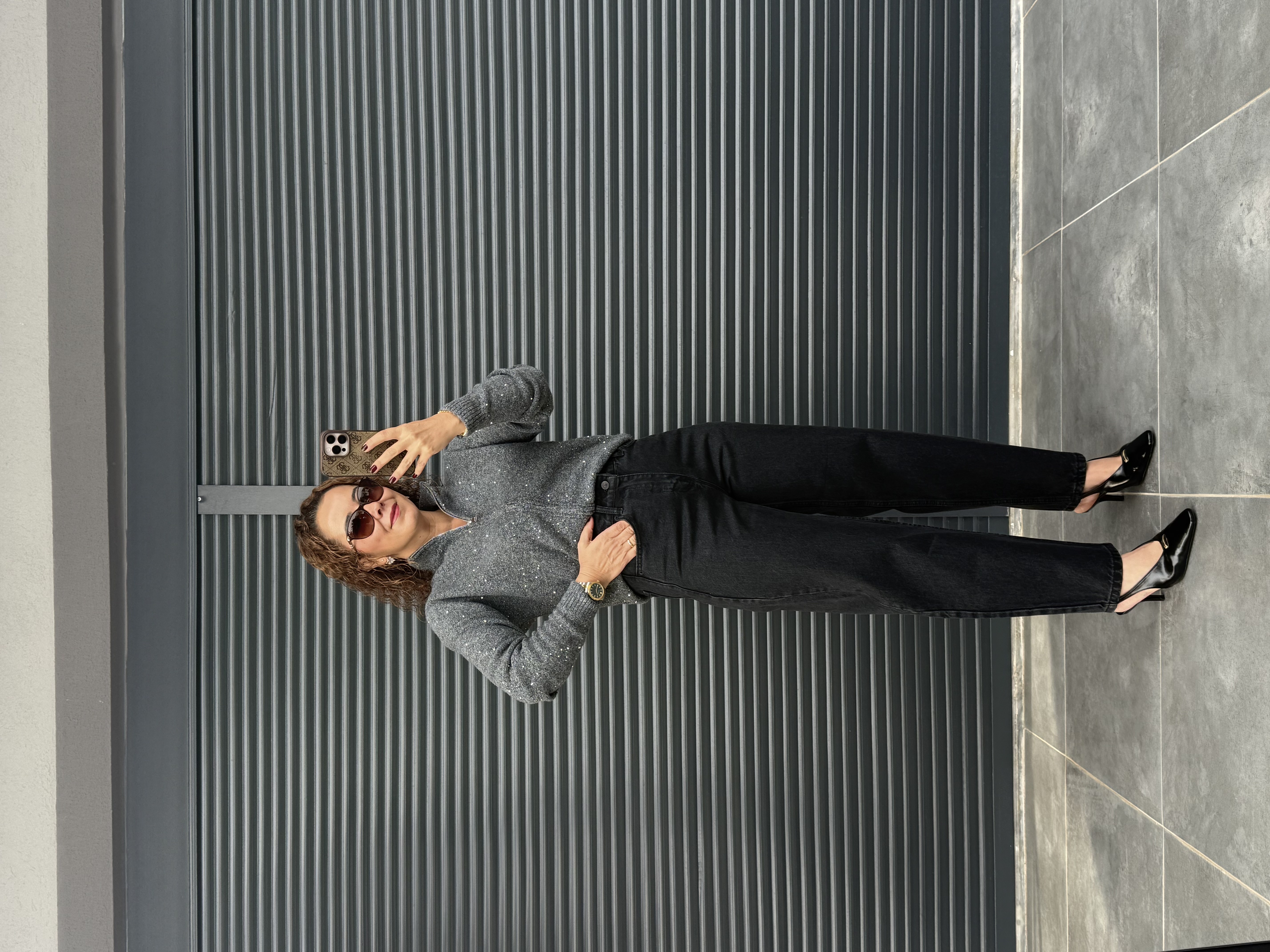Premium Barrel Fit Jean Antrasit
