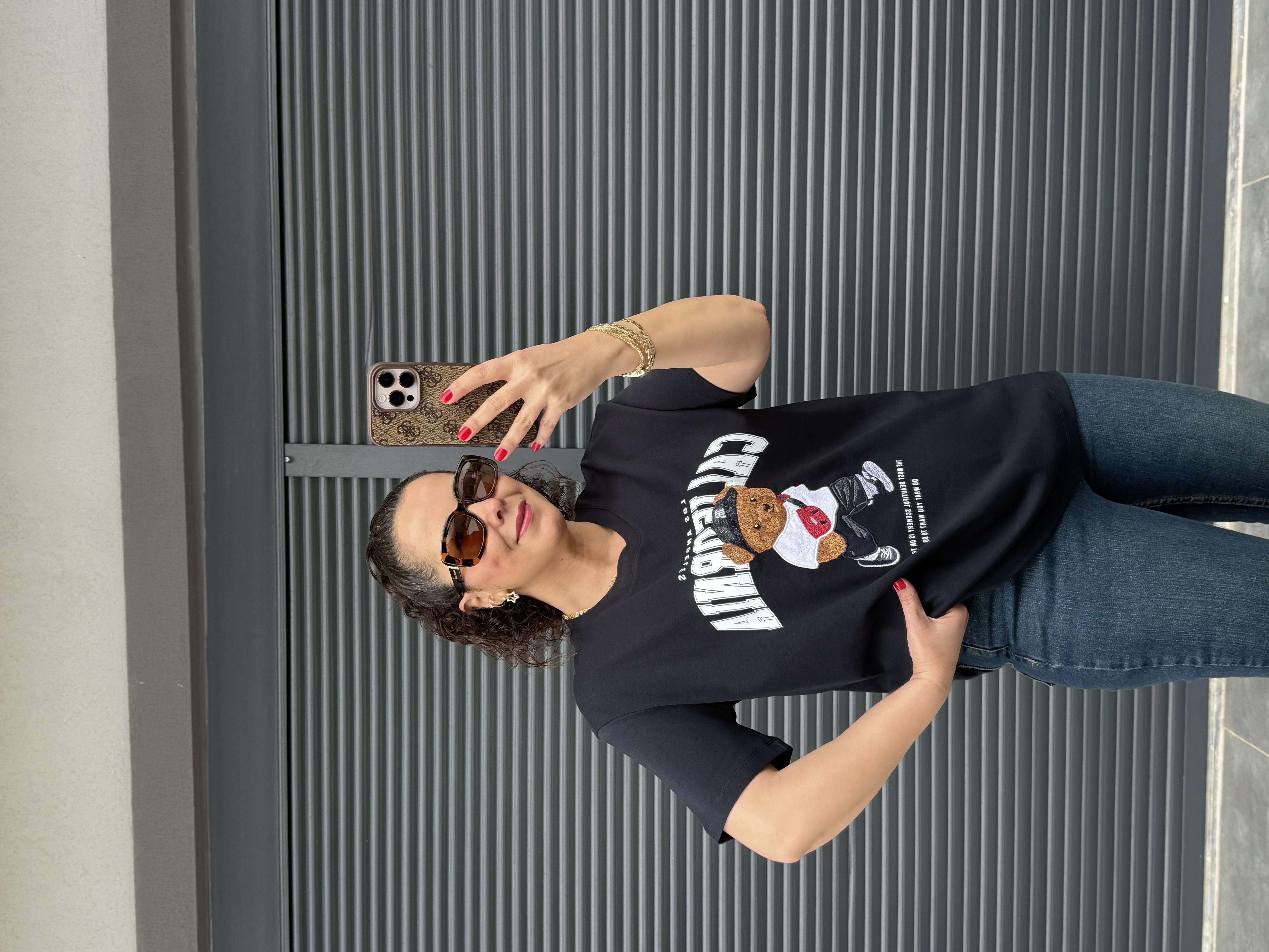 Tedy California T-Shirt  Lacivert