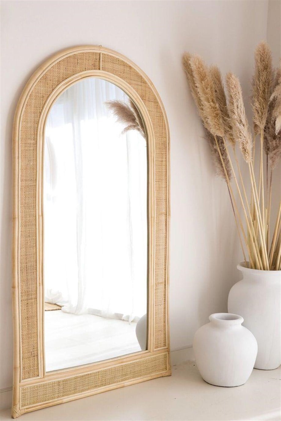 Hasırlı Oval Ayna