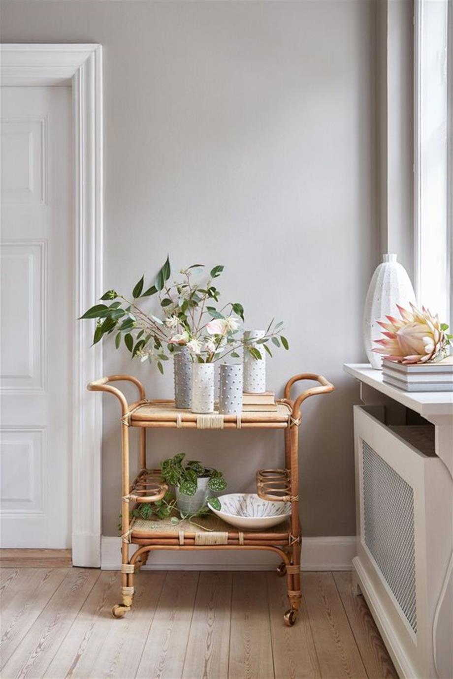 Rattan Servis Arabası