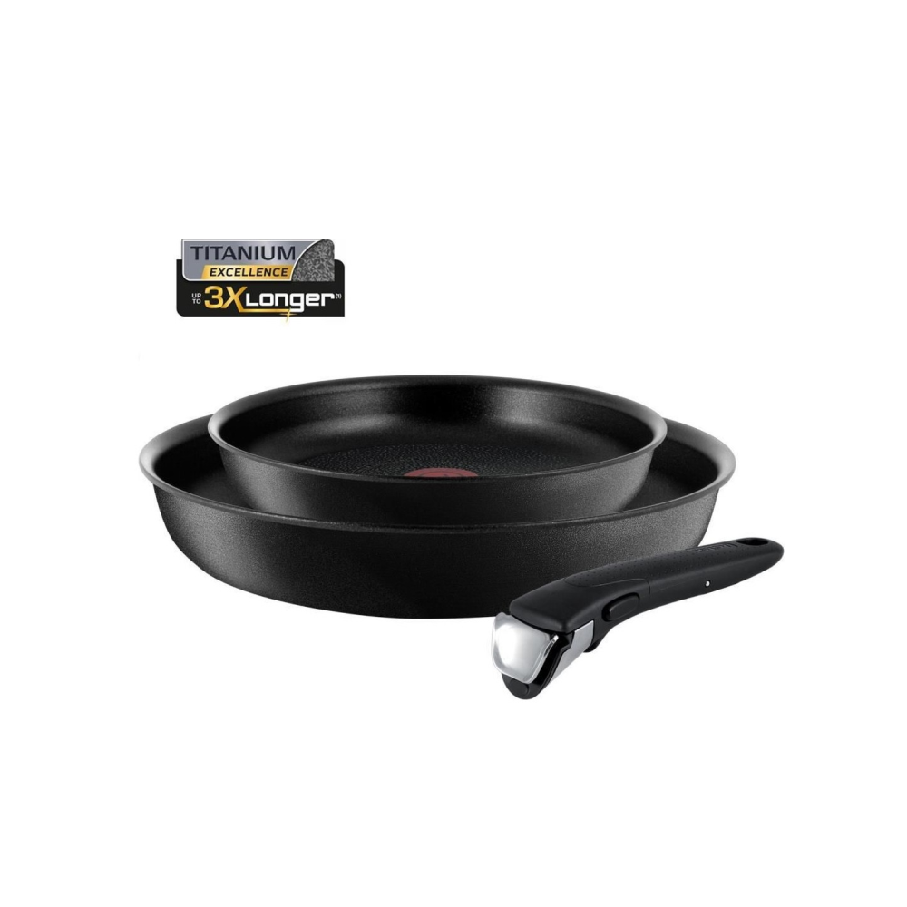 Tefal Ingenio 3X Titanyum Talent Pro Tanışma Tava Seti 3 Parça (Teşhir & Outlet)