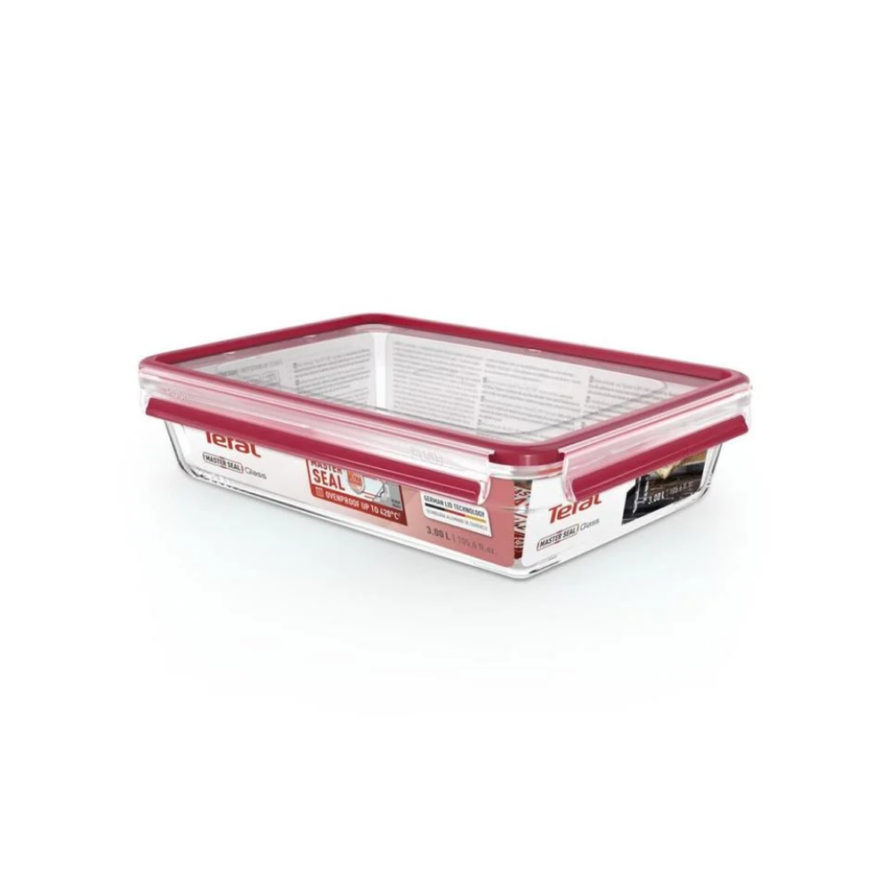 Tefal N10412 Masterseal Fırınlanabilir Cam Saklama Kabı 3L (Teşhir & Outlet)