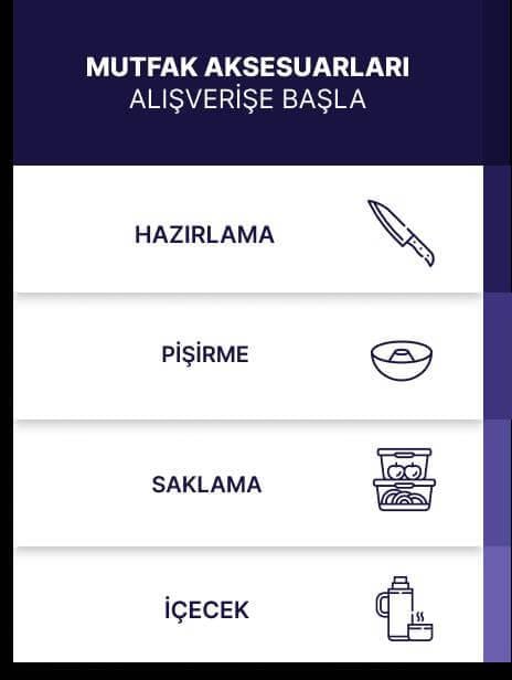 Mutfak Aksesuarı