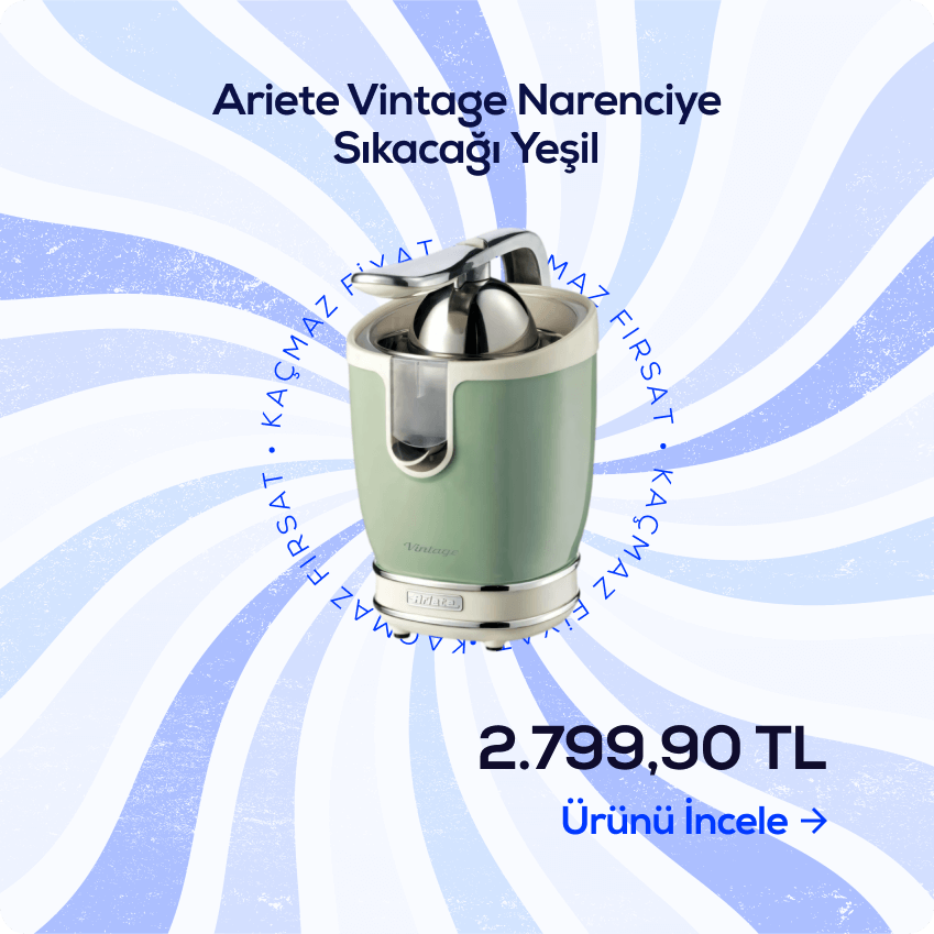 Ariete Vintage Narenciye Sıkacağı Yeşil