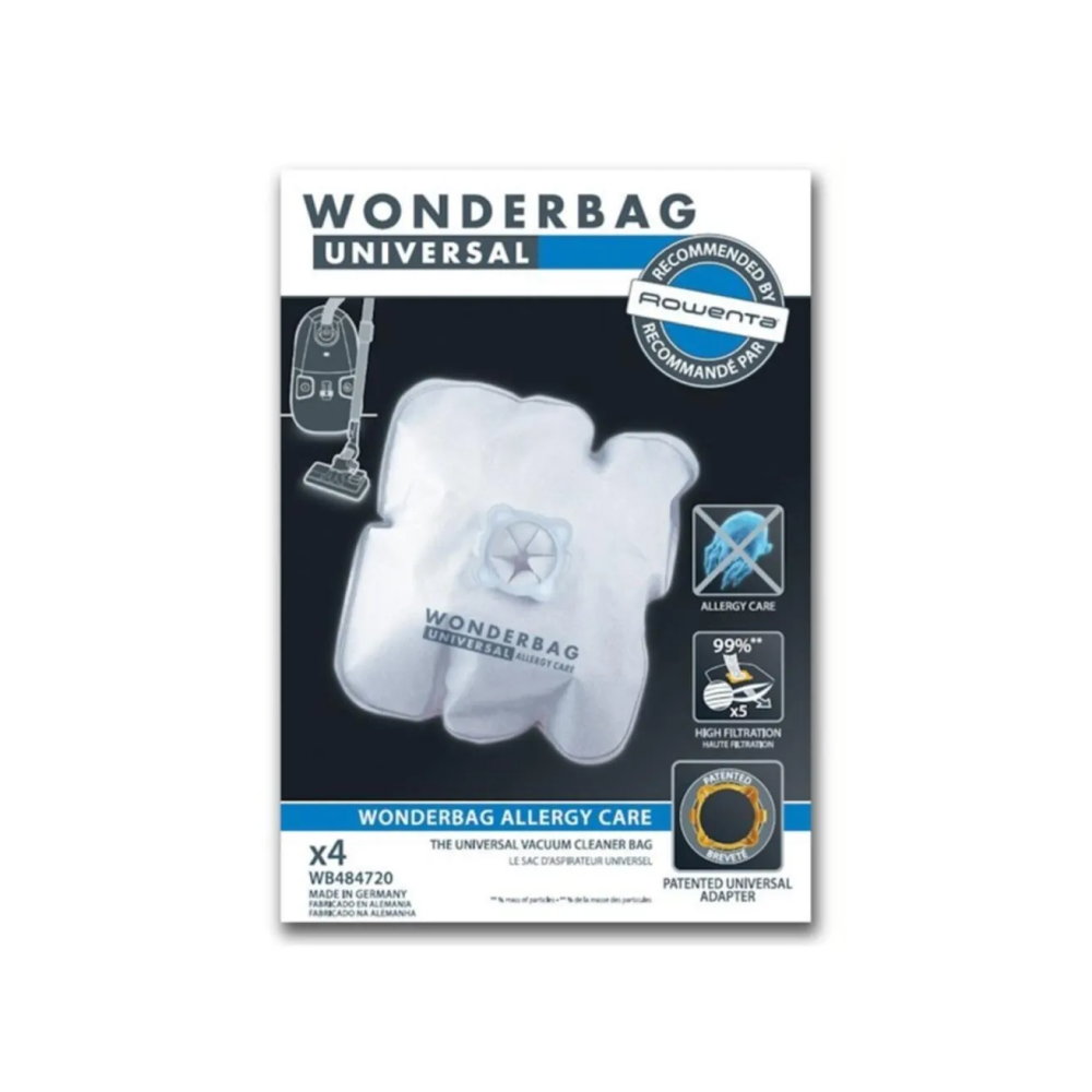 Rowenta Wonderbag 4'lü Alerjik Toz Torbası (Teşhir & Outlet)