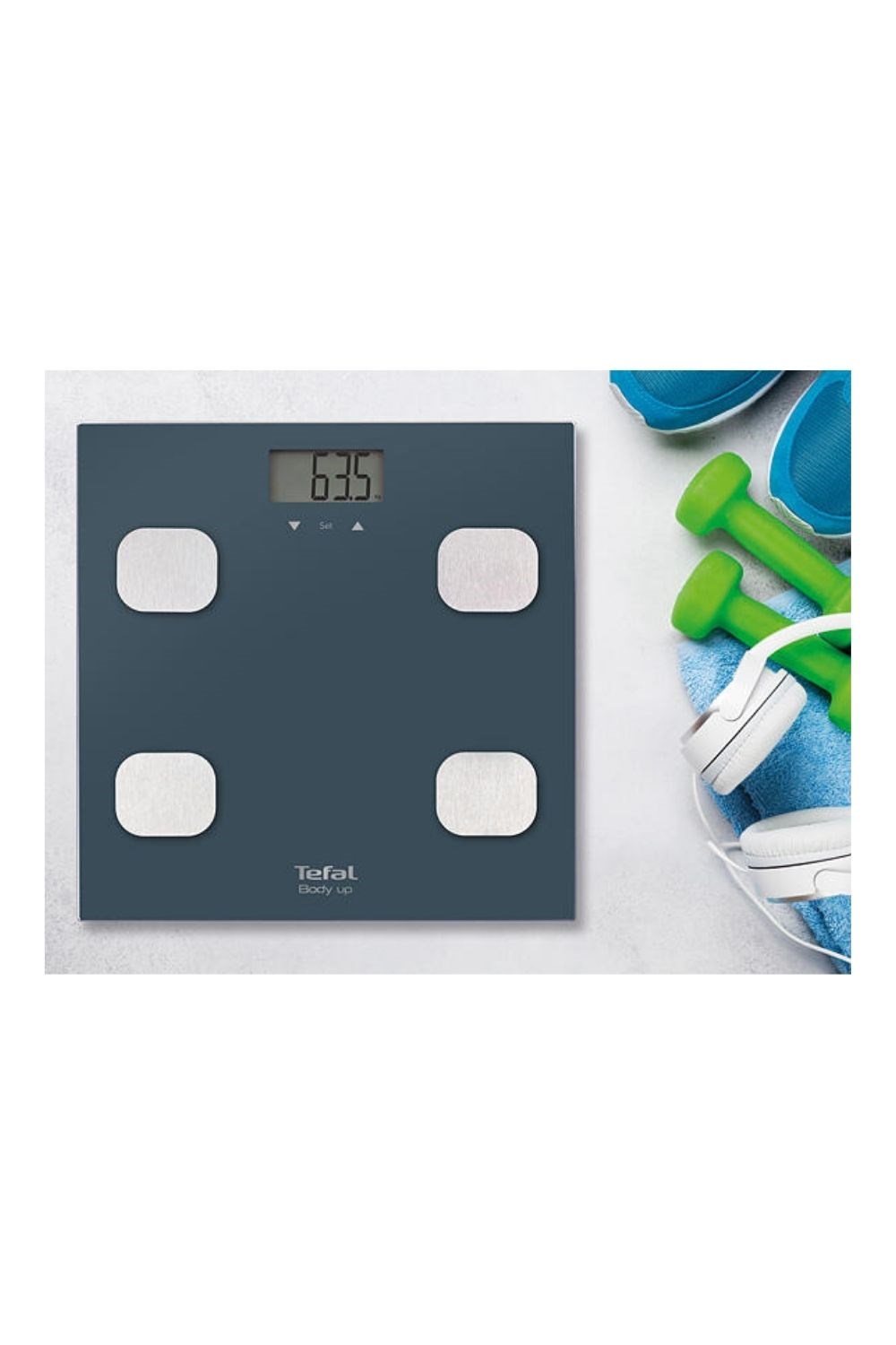 Tefal BM2520 Body Up Yağ Ölçerli Banyo Tartısı (Teşhir & Outlet)