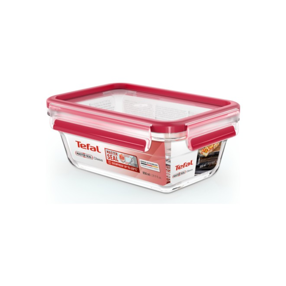 Tefal N10408 Masterseal Fırınlanabilir Cam Saklama Kabı 0,85L (Teşhir & Outlet)