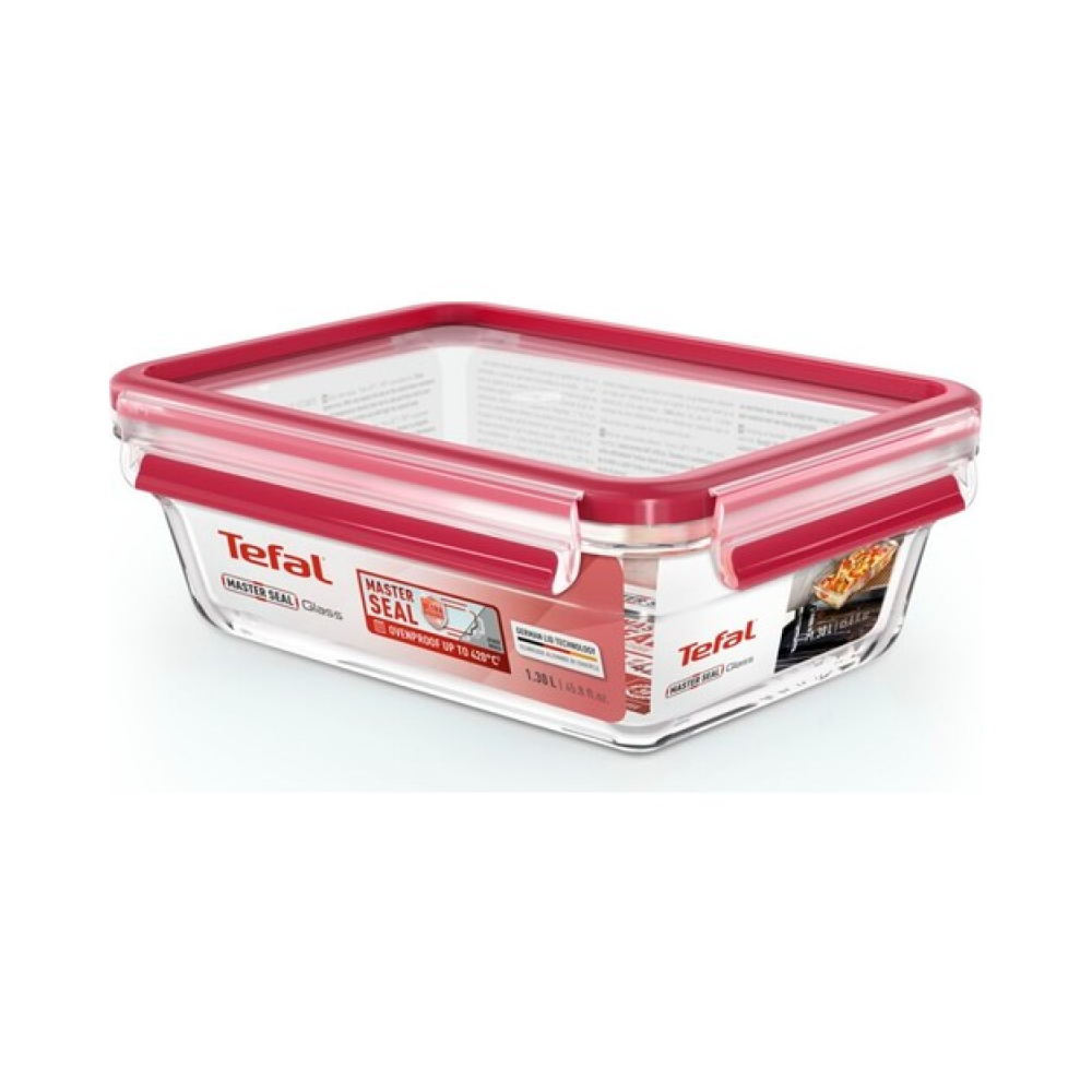 Tefal N10410 Masterseal Fırınlanabilir Cam Saklama Kabı 1,3L (Teşhir & Outlet)