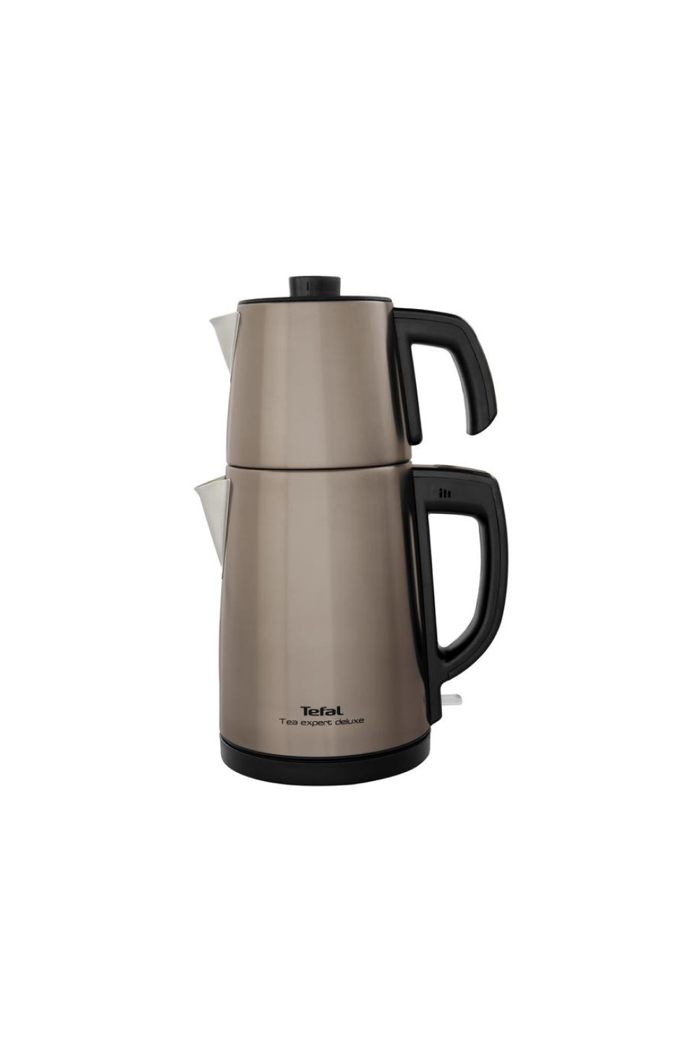 Tefal Tea Expert Deluxe Şampanya Çelik Demlikli Çay Makinesi 1650W (Teşhir & Outlet)