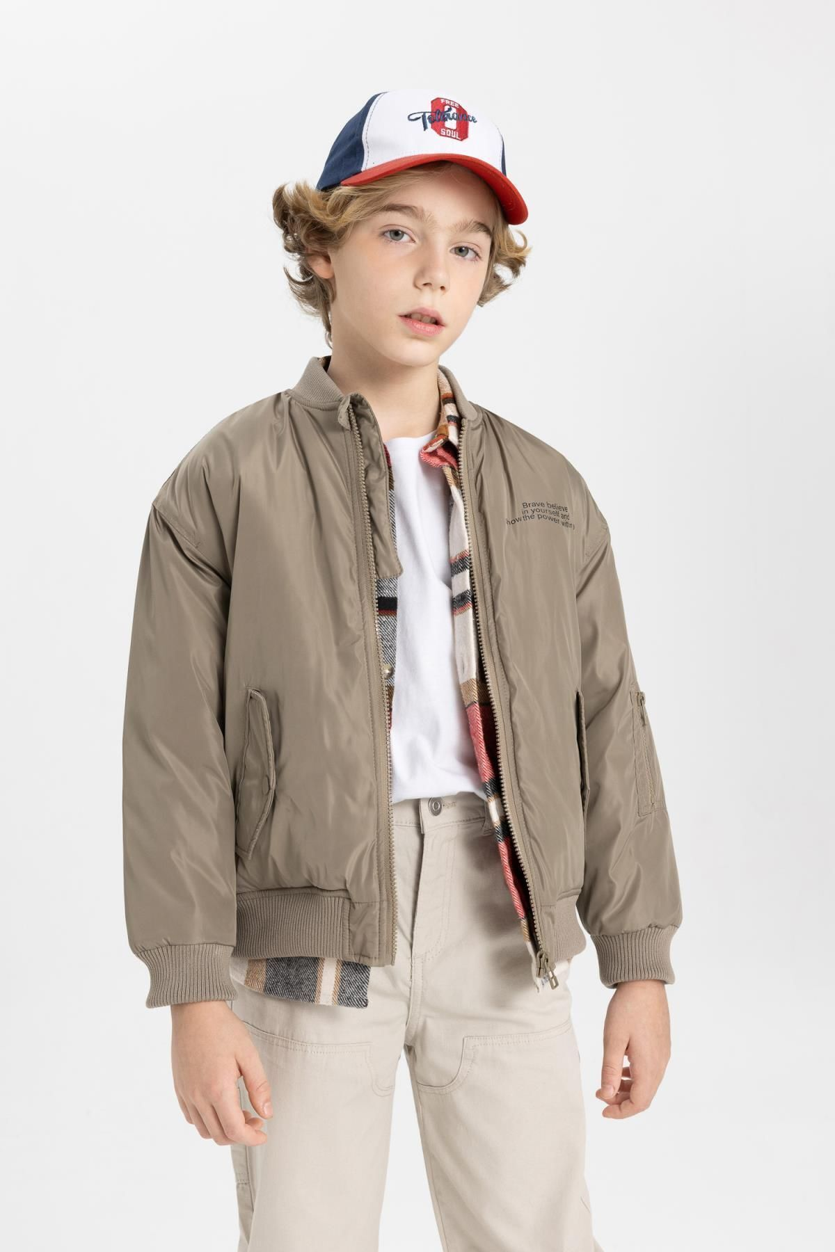 DEFACTO ÇOCUK B1838A8 MONT Khaki24YÇTK000042-DFCYM04DEFACTO