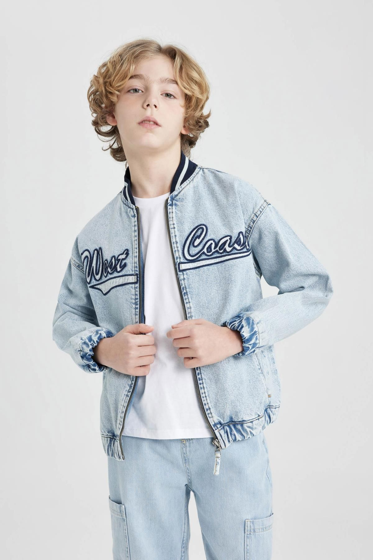 DEFACTO ÇOCUK B5494A8 JACKET LT.BLUE24YB5494A8CU-DFCA09DEFACTO