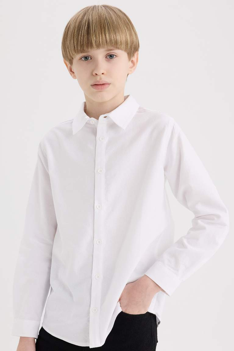 Defacto Çocuk Woven Top W3215A6 WHITE25YW3215A6CU-4022DEFACTO