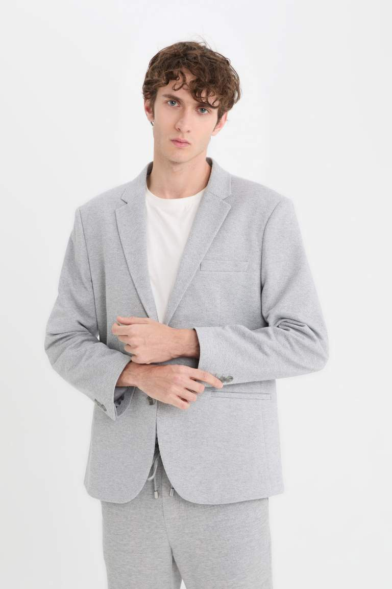 Defacto Erkek Blazer N0503Az GREY MELANGE25YN0503AZBU-DFCAR8DEFACTO