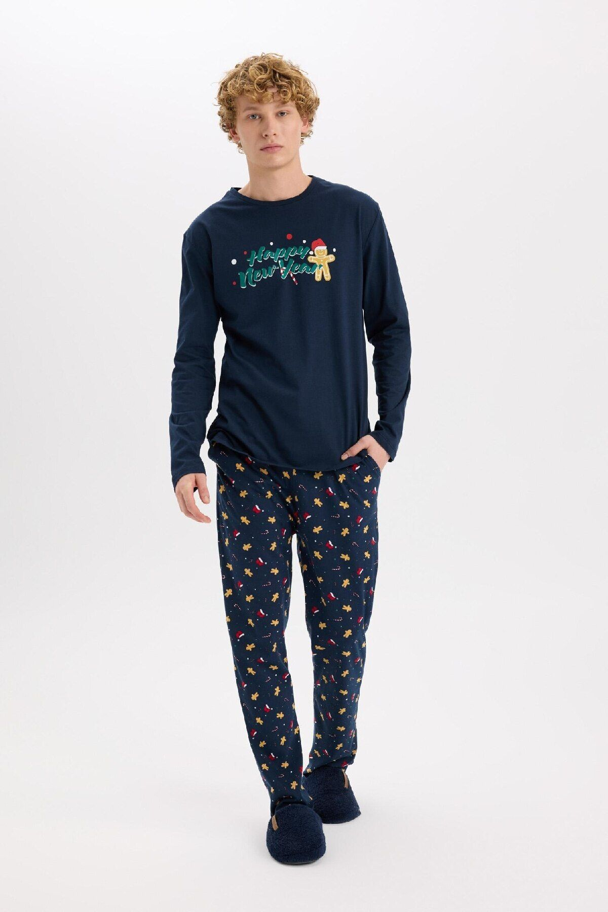 Defacto Erkek Knitted Sets D8220Ax NAVY24KD8220AXBU-386DEFACTO