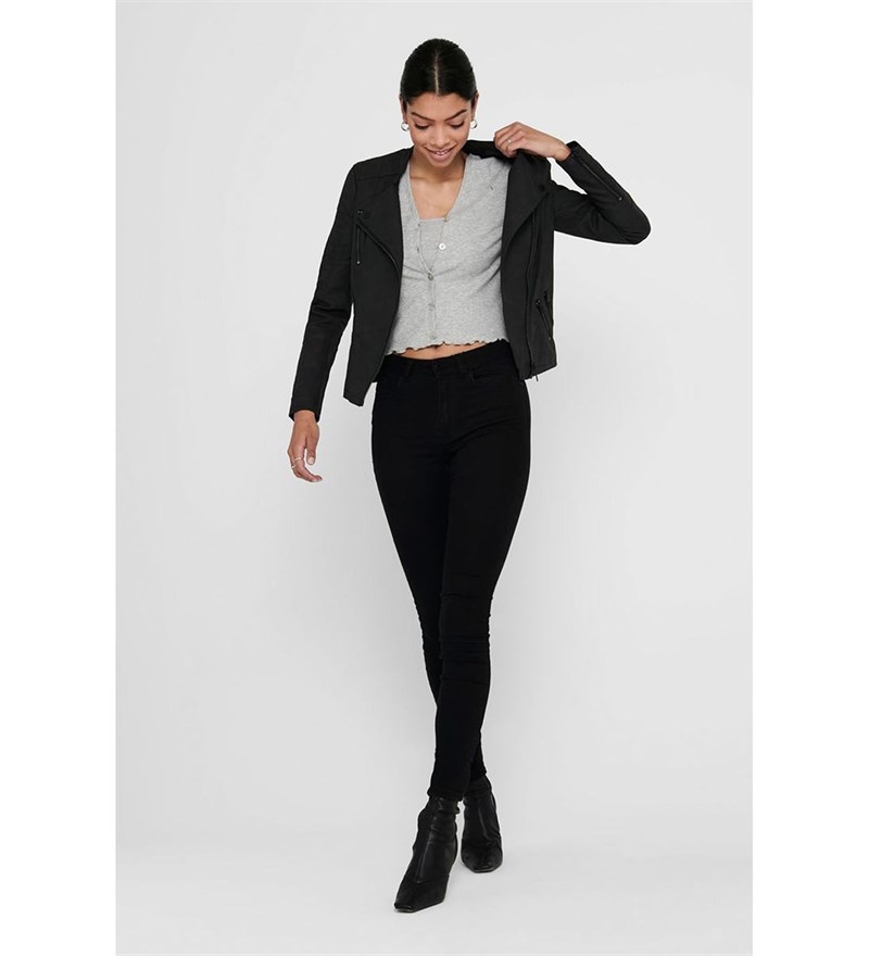 only kadın onlava faux leather biker otw noos 1510299721K15102997K-00011Only