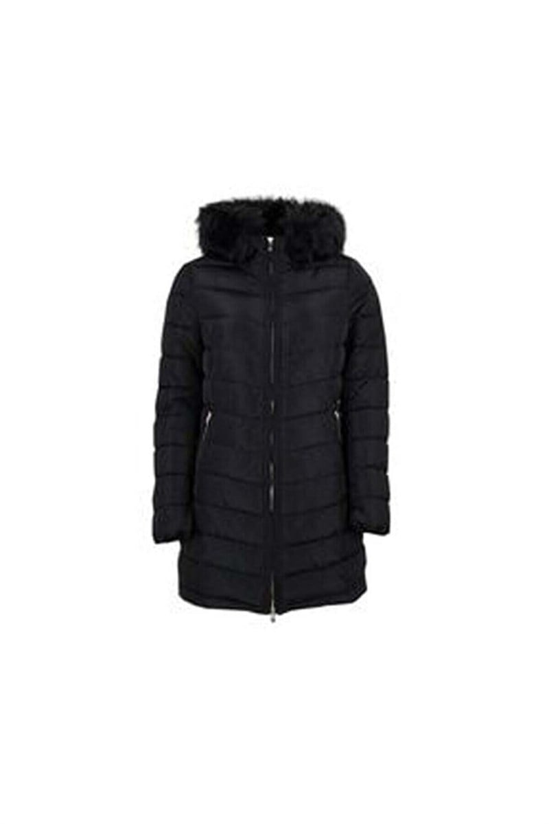 only kadın onlnewellan quilted hood fur coat otw 1518399421K15183994K-00011Only