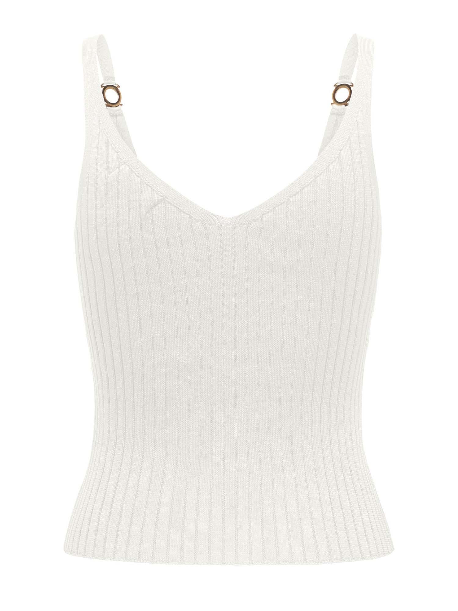 ONLY ONLALICIA S/L DETAIL V-NECK TOP KNT 1531805724Y15318057B-JCK14Only