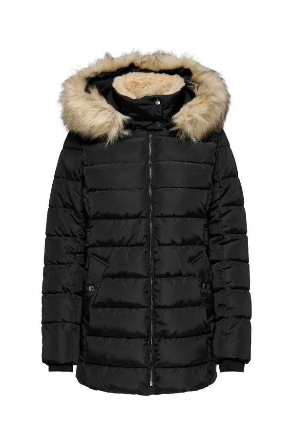only onlnewcamilla quilt fur hood coat cc otw 1530476523K15304765O-00011Only
