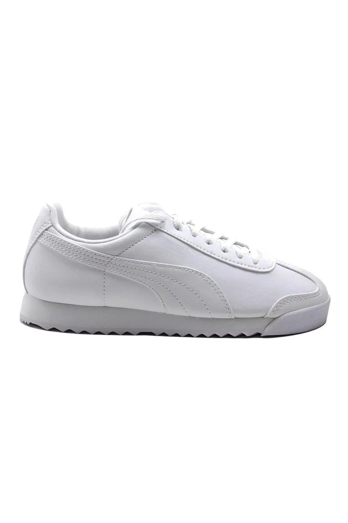 PUMA 354259141 Roma Basic Jr white-light gray AYAKKABI17YSPR4259141-0Puma