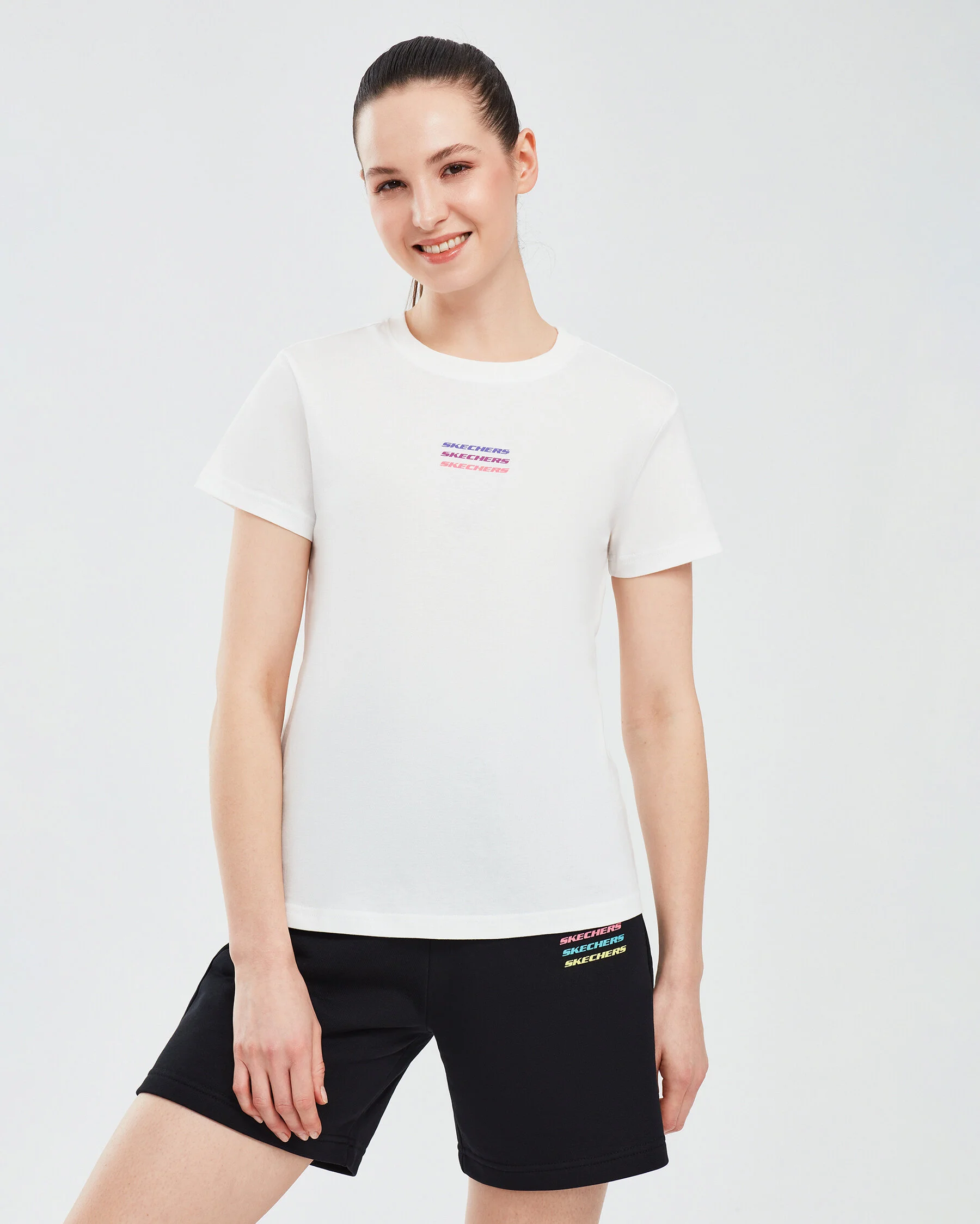 skechers essential w short sleeve  t-shirt s24100624SS241006ES-250250Skechers
