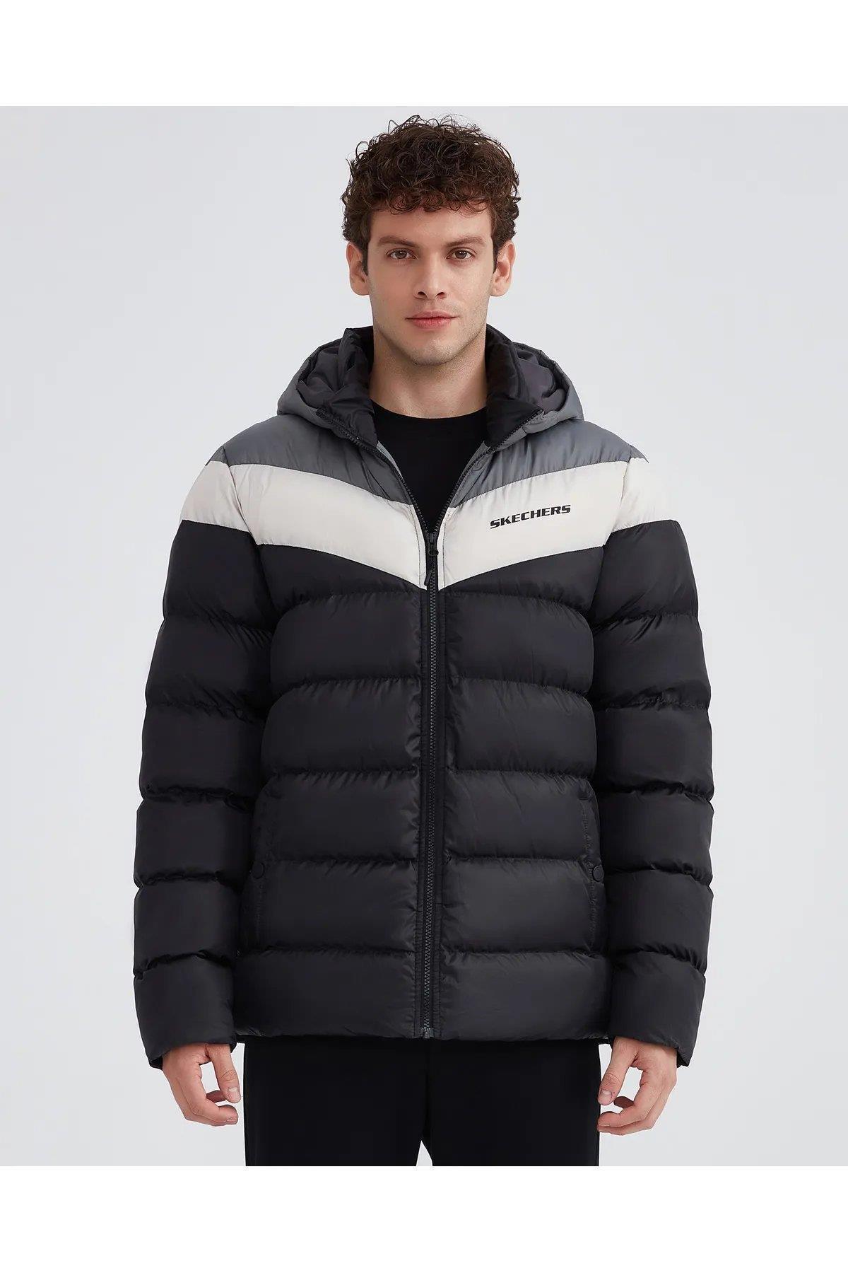 Skechers M Outerwear Colorblock Padded Jacket S22206923KETK000128-01Skechers