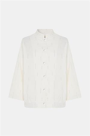 Beyaz Crystal Touch Ceket